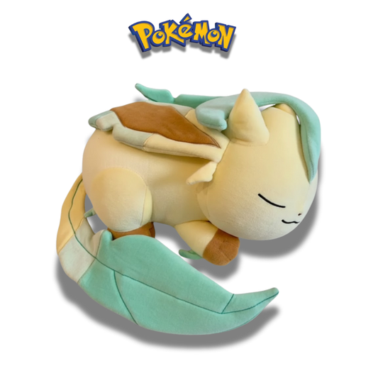 Pokemon Sleeping Leafeon Plush